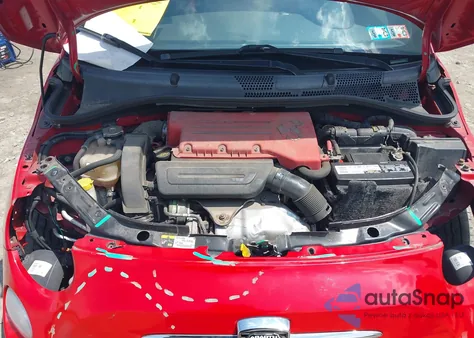 2013 Fiat 500 Abarth from USA, damaged, VIN 3C3CFFFHXDT574338